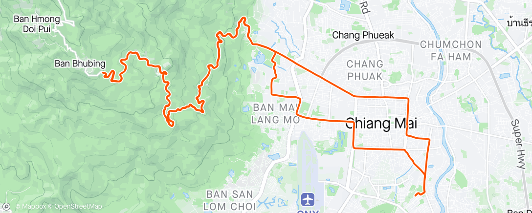 Map of the activity, Masked Morning Ride - Helipad