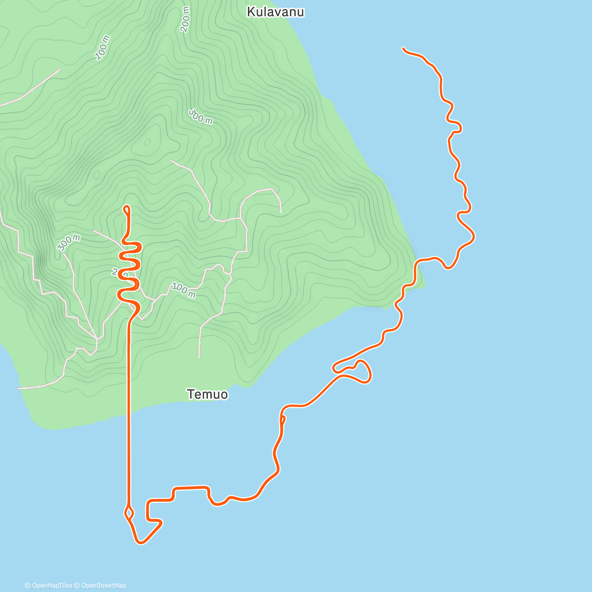 Карта физической активности (Zwift - TrainerRoad: Pioneer -3 on Hilltop Hustle in Watopia)