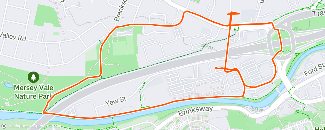 Map of the activity, Afternoon Ride