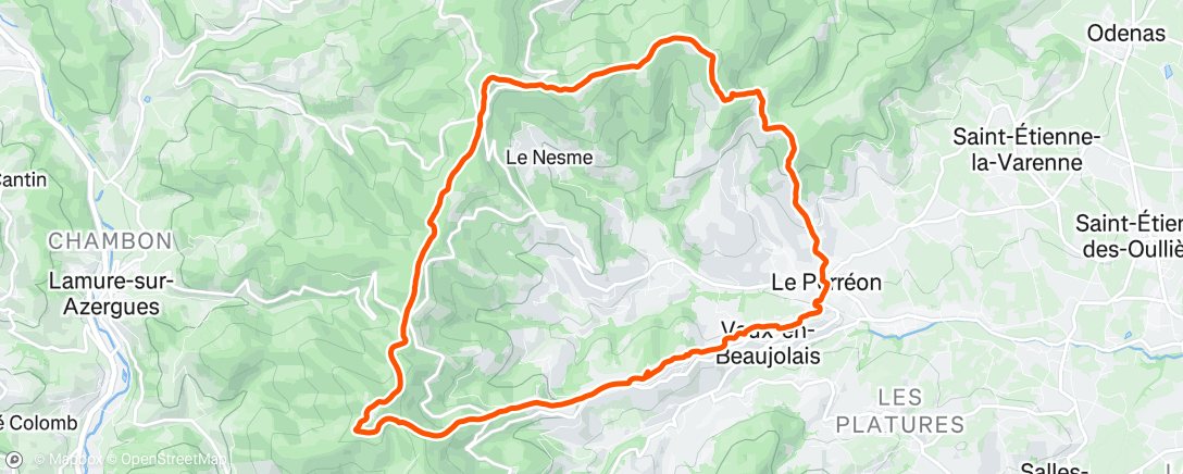 Карта физической активности (Toujours aussi belles ces crêtes 🍇😍)