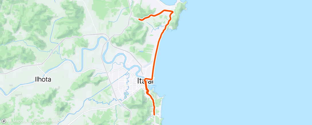 Map of the activity, Vuelta ciclista por la mañana