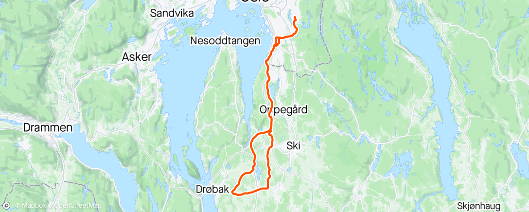 Map of the activity, Frøy G3 rulle