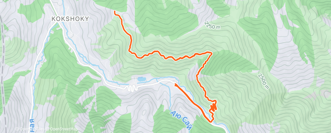 Map of the activity, Japan road