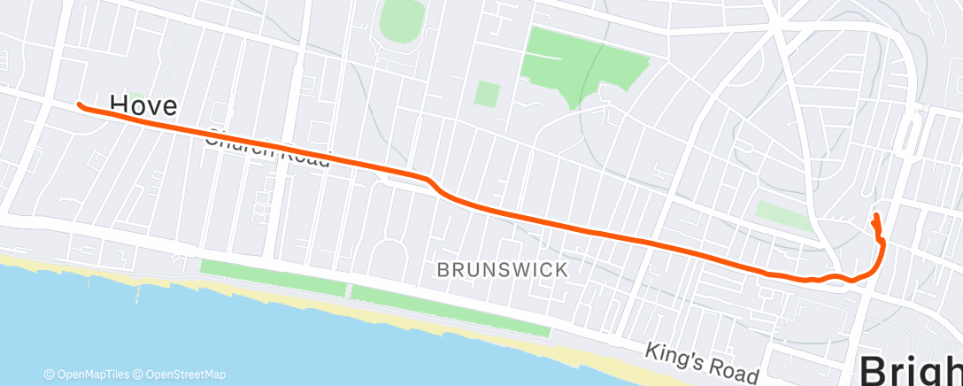 Map of the activity, Morning Ride