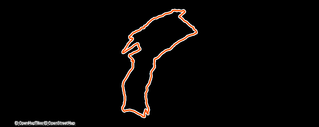 Карта физической активности (Trail le matin)