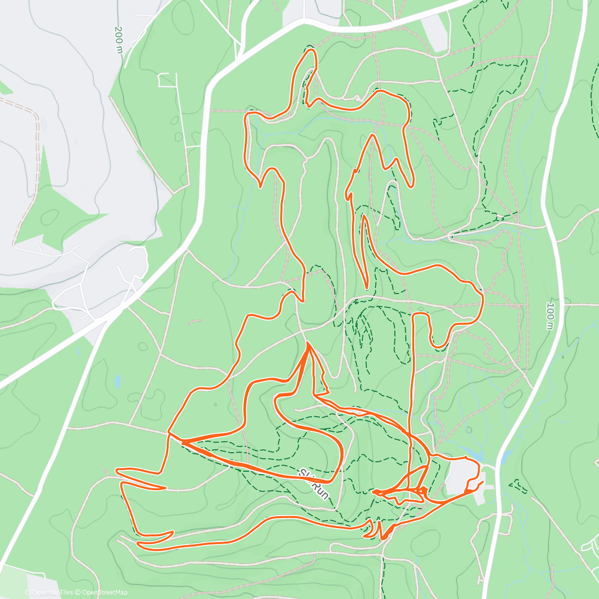 Map of the activity, Forrest of Dean MTB with the in laws