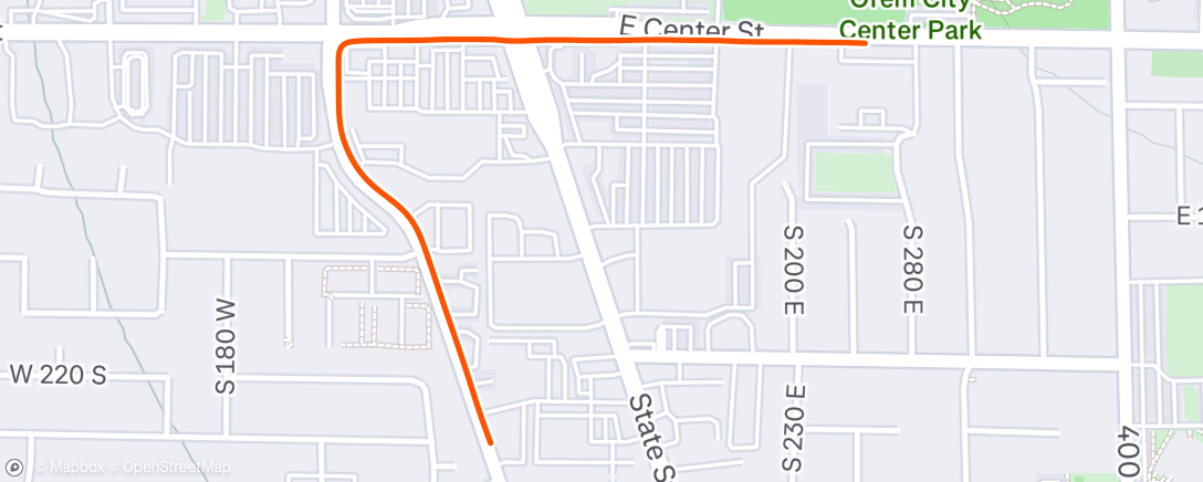 Map of the activity, Morning Ride