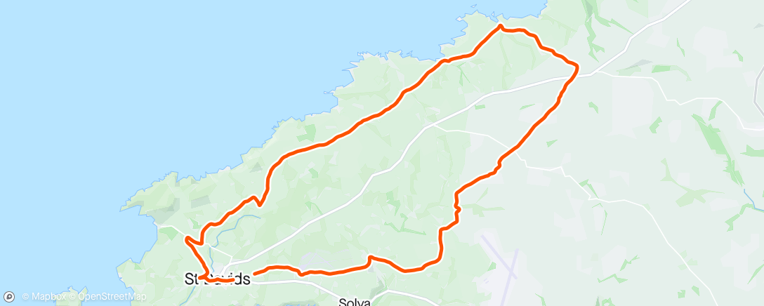 Карта физической активности (Tour of Pembrokeshire)