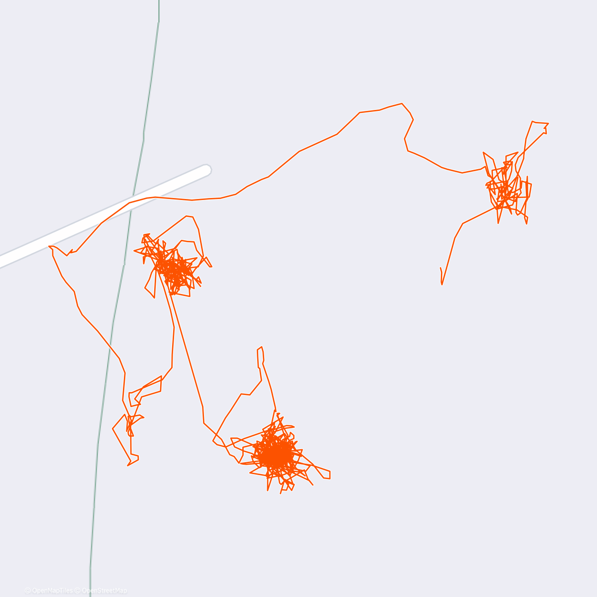 Карта физической активности (Evening Racquetball)