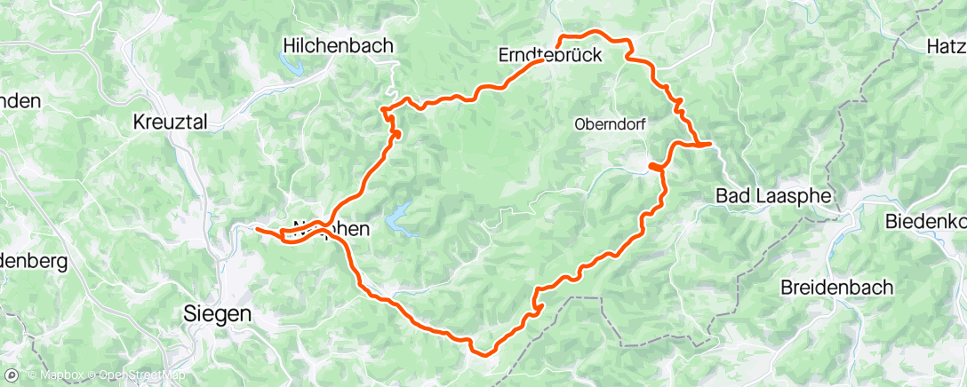 Map of the activity, Eckige Runde