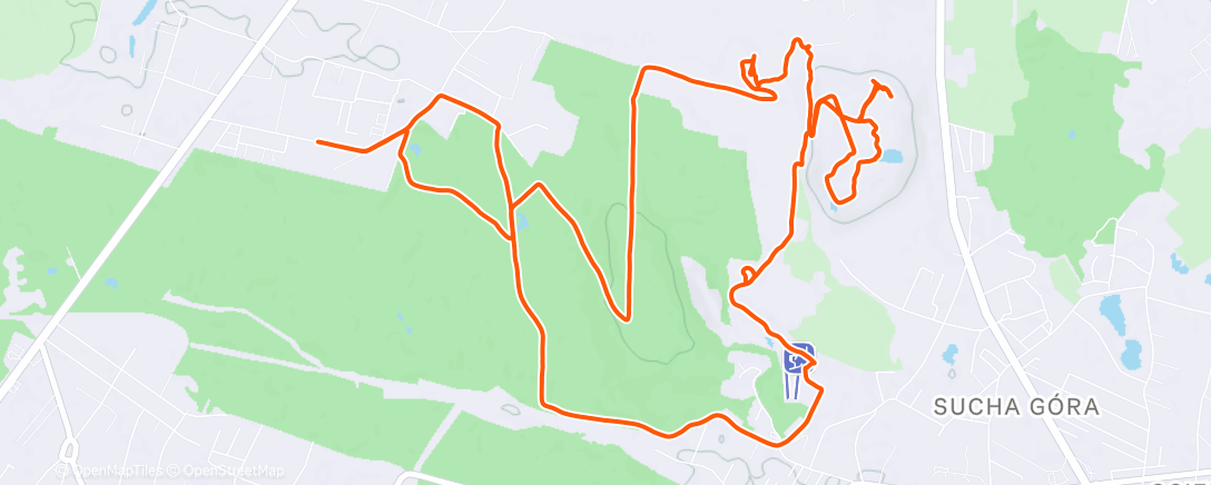 Map of the activity, Afternoon Ride