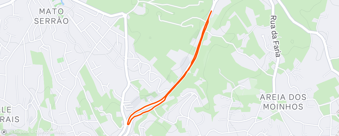 Map of the activity, Night Run