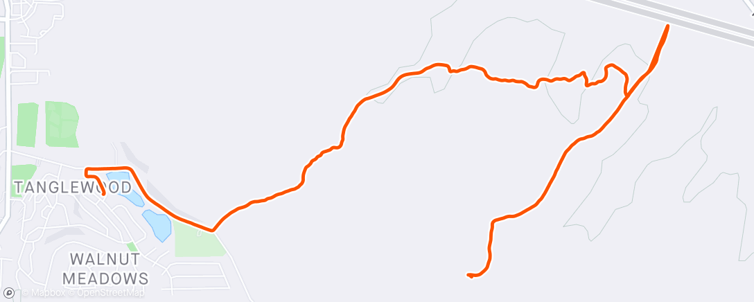 Map of the activity, Campbell Mesa Ride