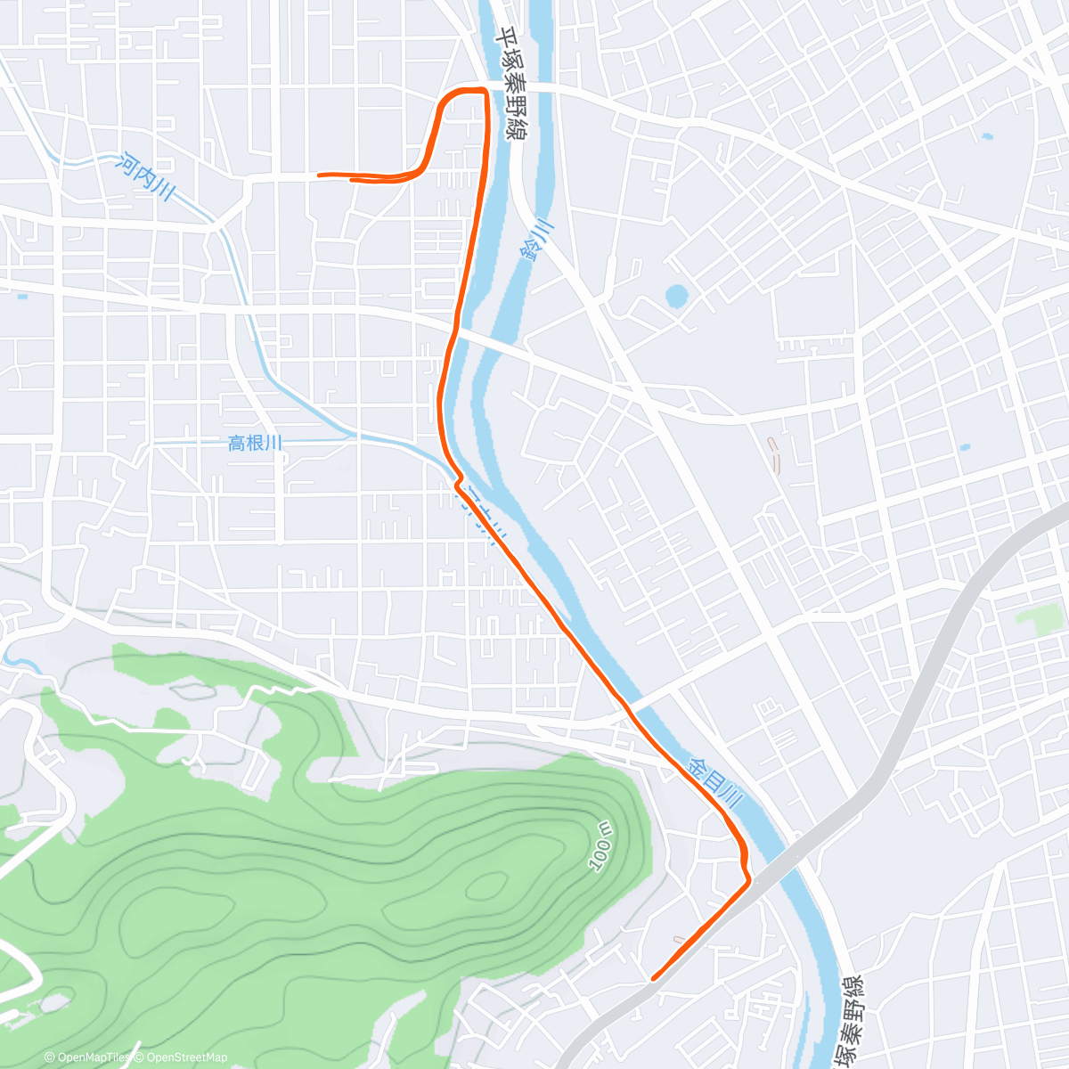 Map of the activity, Sanpai run⛩️