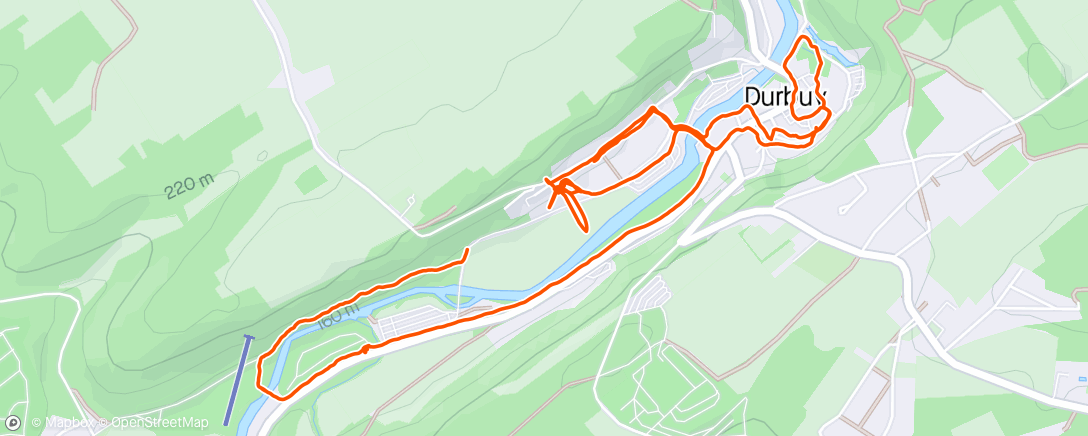 Map of the activity, Durbuy