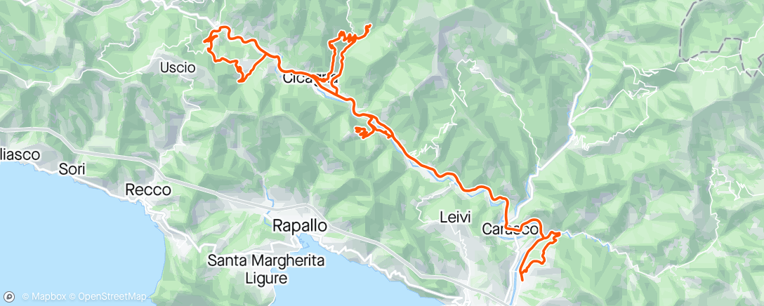 Map of the activity, 21/05/2024 Coreglia Ligure, Liguria, Italy