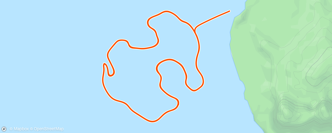 Map of the activity, Zwift - Endurance w/ Fatigue Ending Part 3 in Watopia