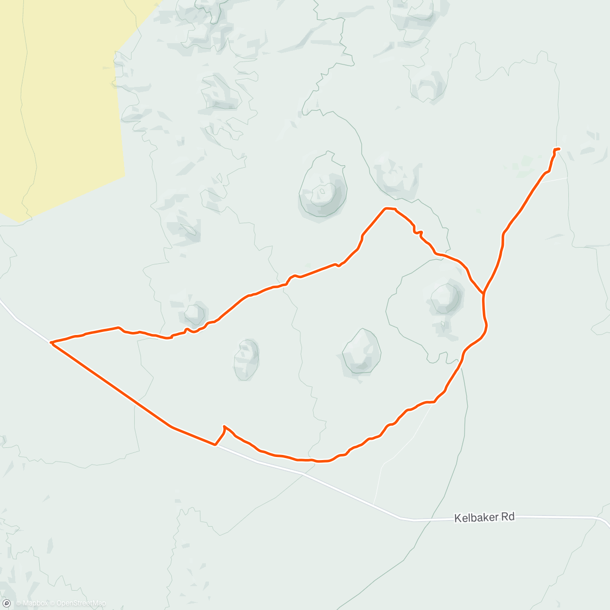 Map of the activity, Mojave Desert sandworm riders: get to the Lava Tube!