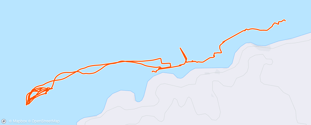 Карта физической активности (Chicama surfing - El Cape and La punta)