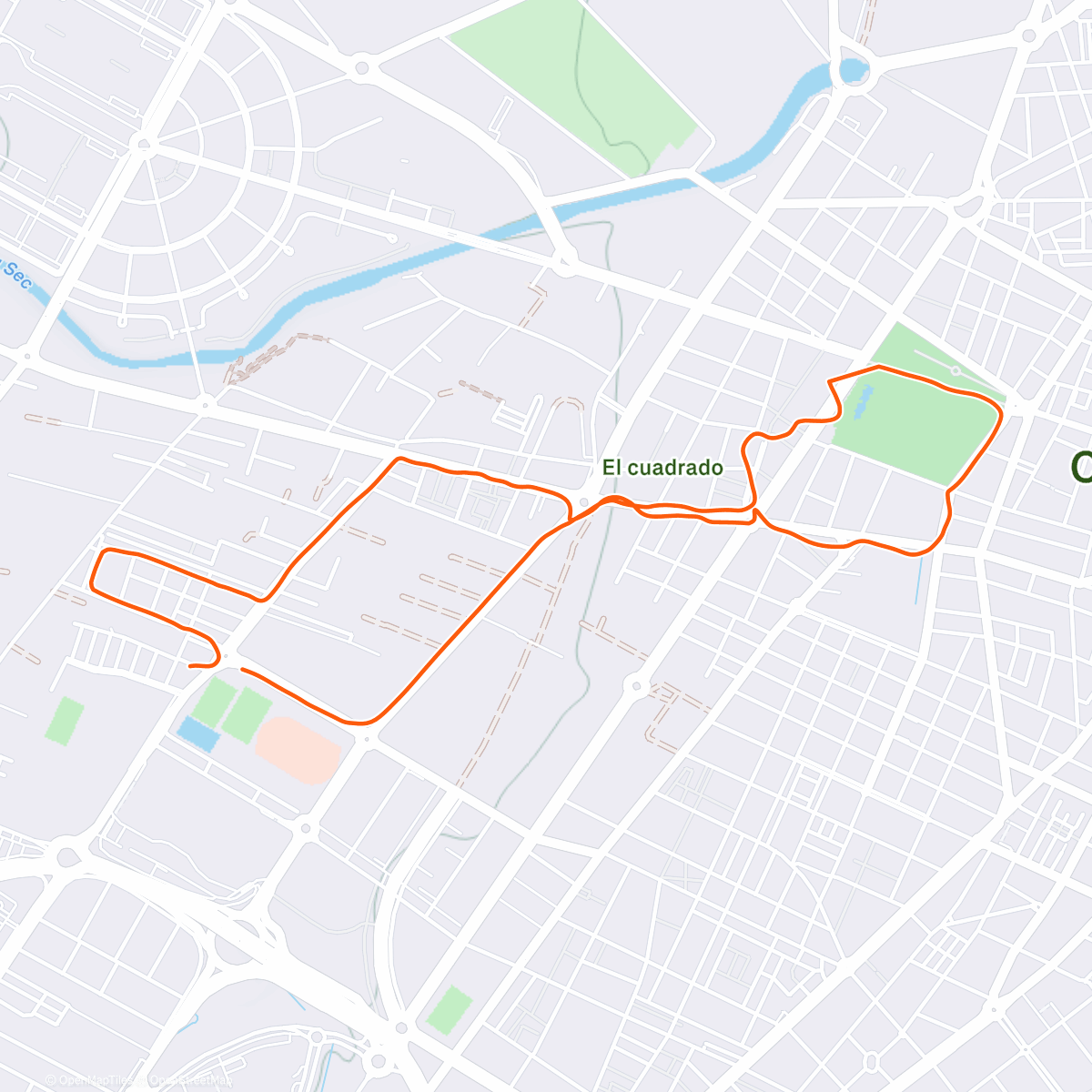 Map of the activity, Buenas Fiestas. 🎄👍🥂