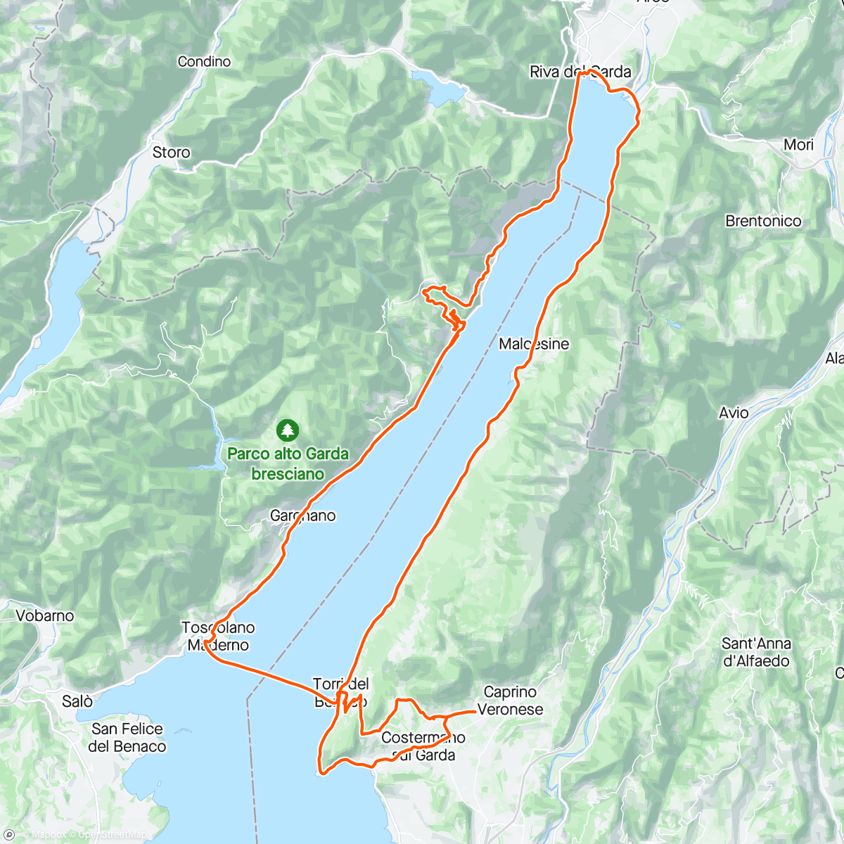 Map of the activity, Giro ditalia - quarto giorno 2024