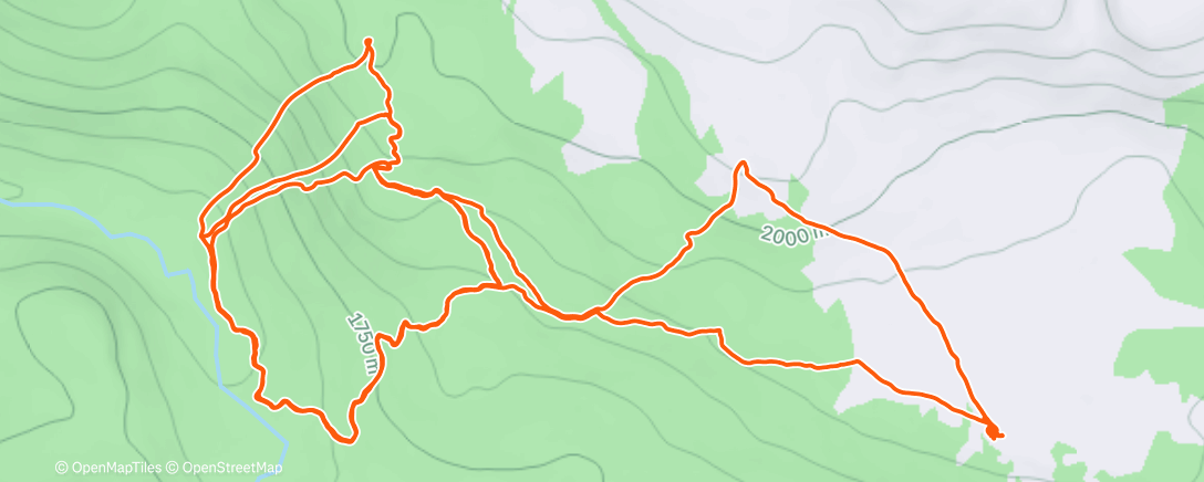 Карта физической активности (Morning Backcountry Ski)