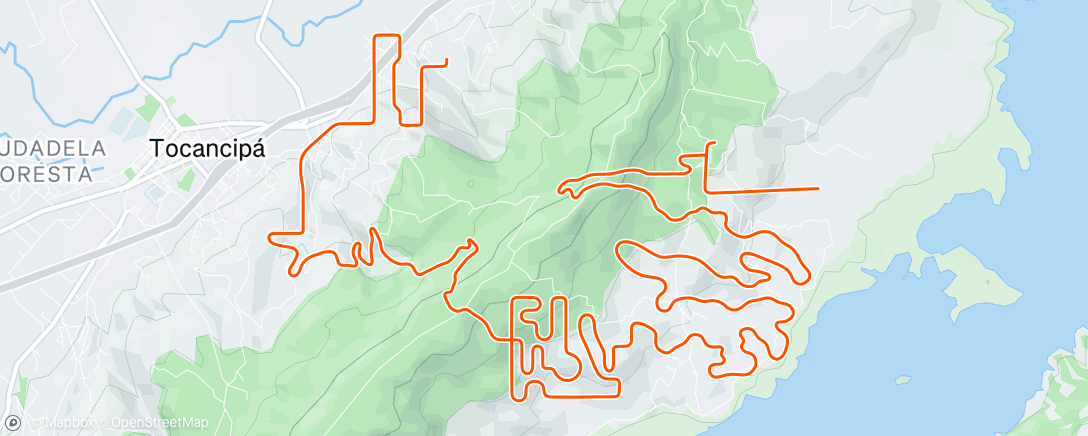 Map of the activity, MyWhoosh - Paso de Alto