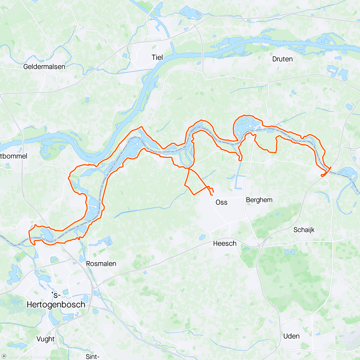 Mapa de la actividad, Maasdijk-route 🥳, het ging alleen maar harder 💨💨