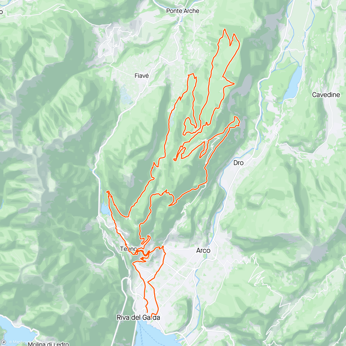 Kaart van de activiteit “Bike Festival Riva del Garda”