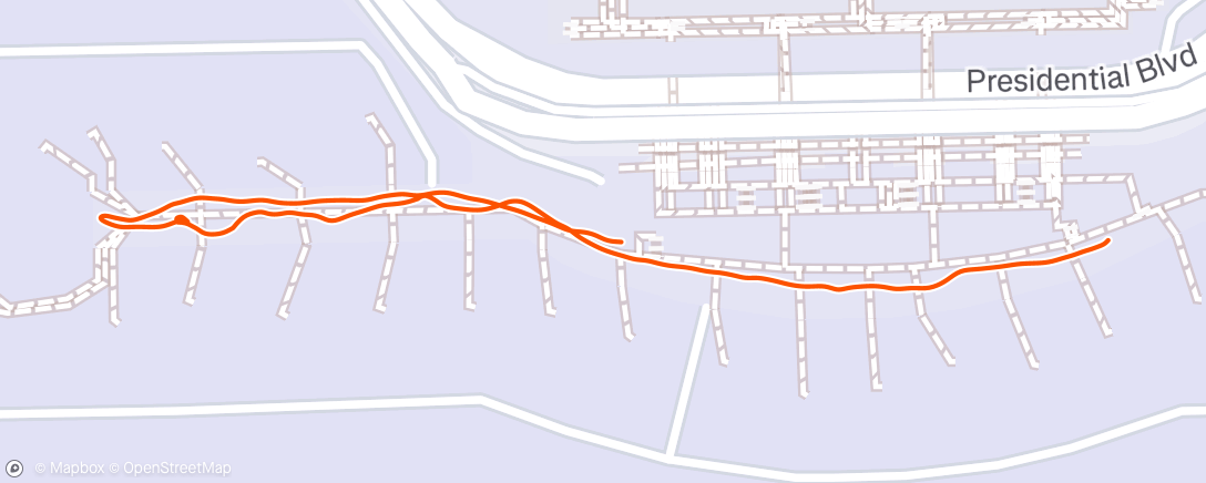 Map of the activity, Afternoon Walk