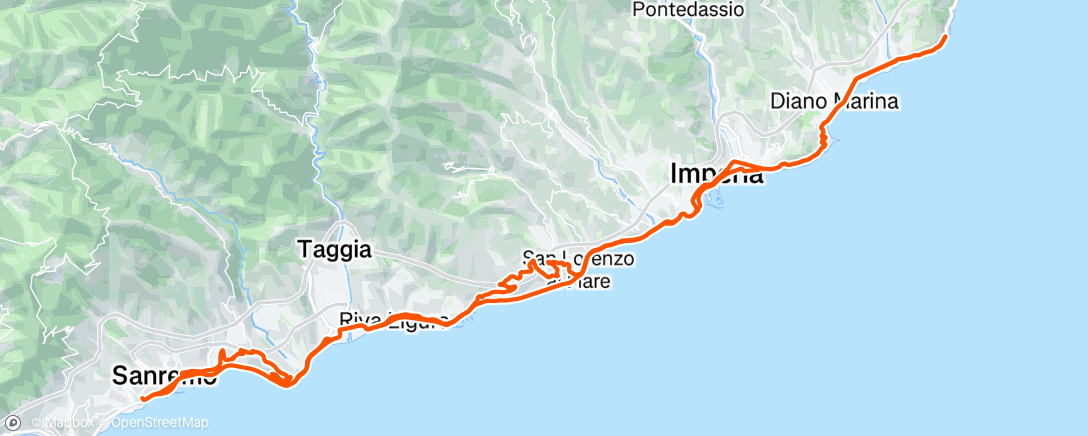 Map of the activity, Sortie vélo le matin