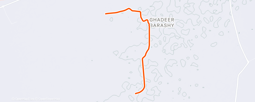 Map of the activity, Al Qudra