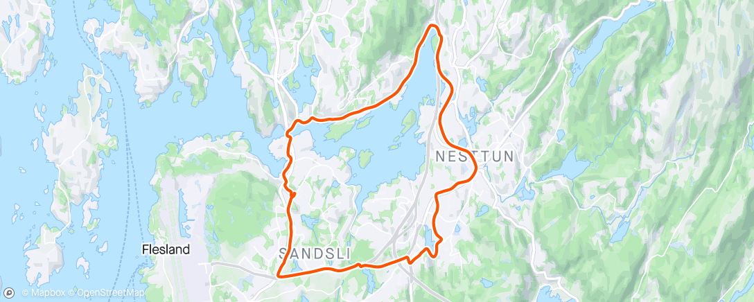 活动地图，Nordåsvannet rundt