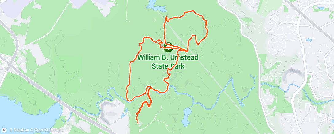 Map of the activity, fit af in fifty degrees