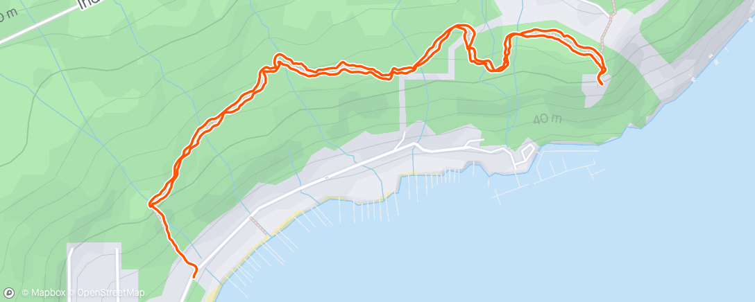 Map of the activity, Hike with old friends