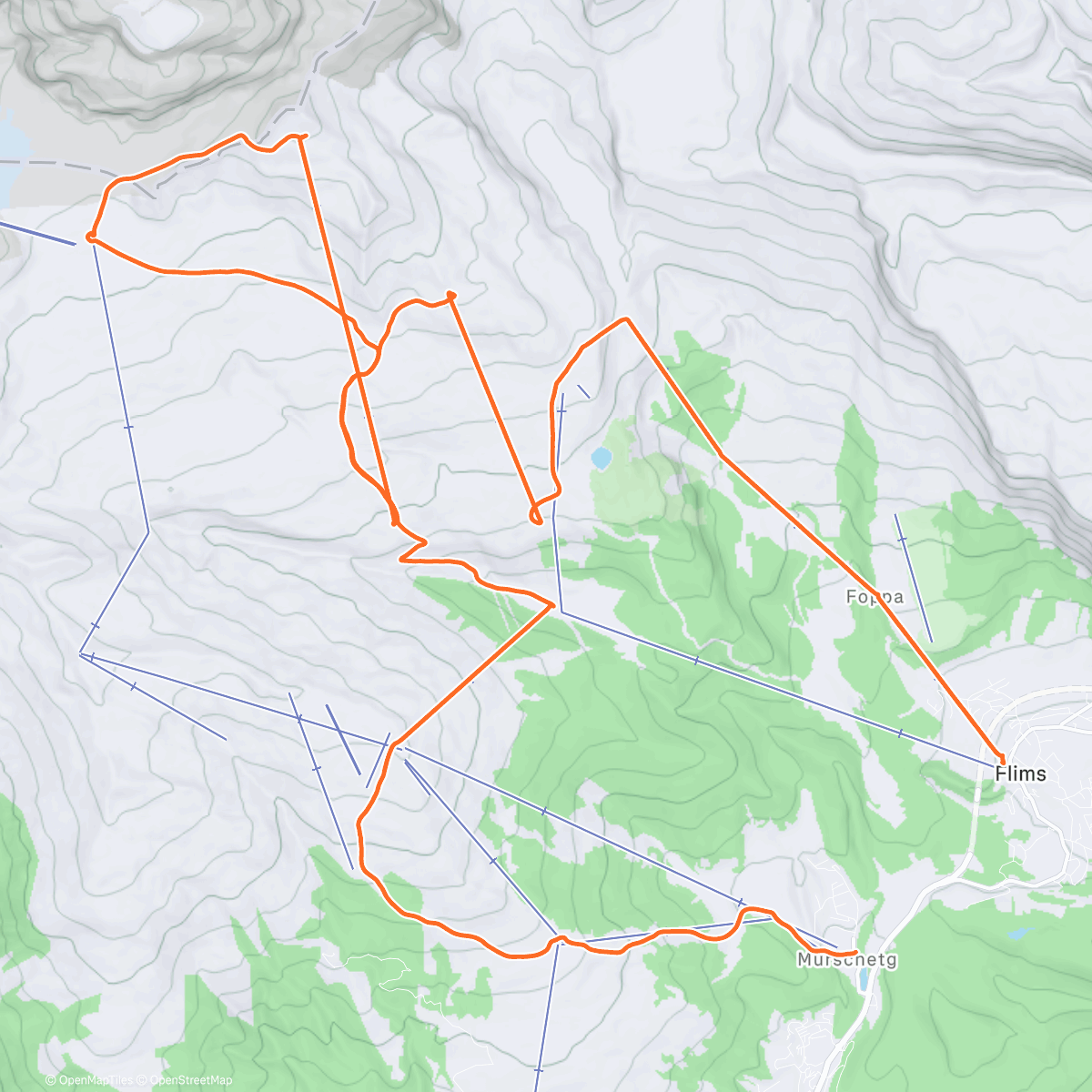 Map of the activity, Julija is here⛷️