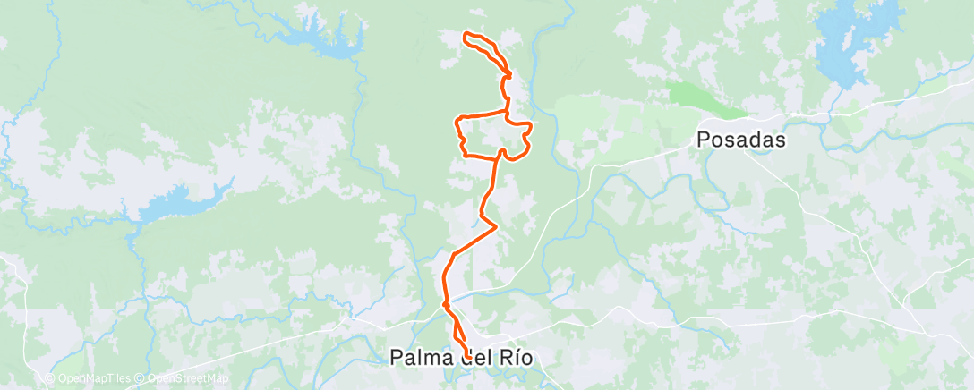 Map of the activity, Cómo está el campo!!!!!