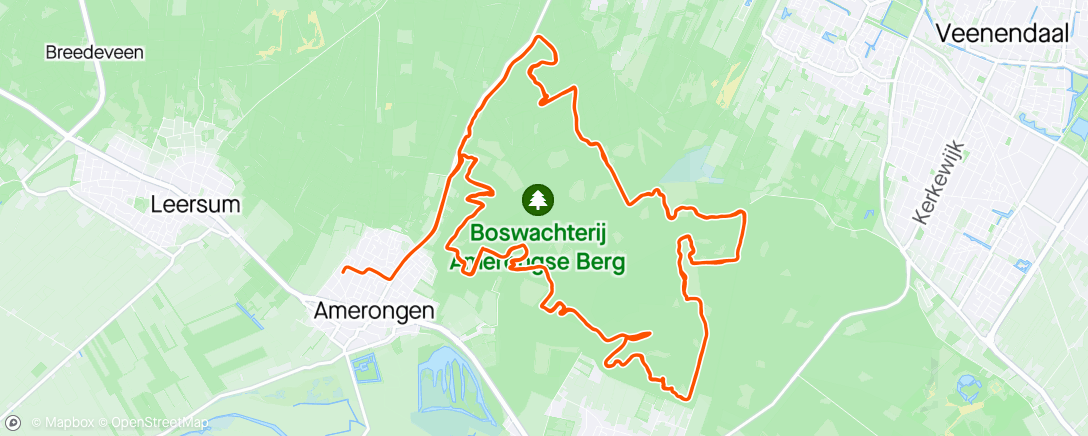 Karte der Aktivität „Ochtendrit op mountainbike”