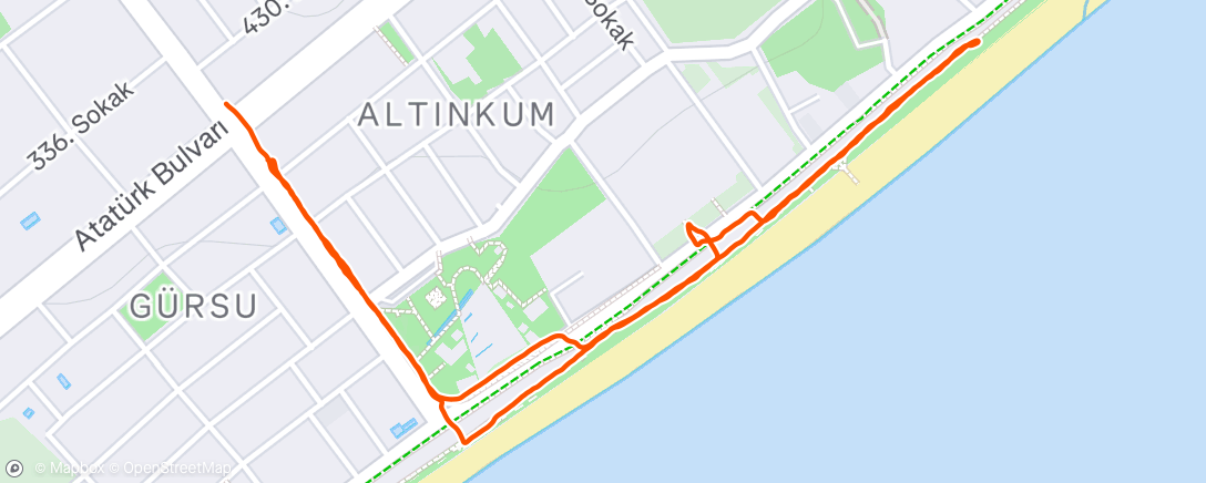 Map of the activity, Sahil Walk