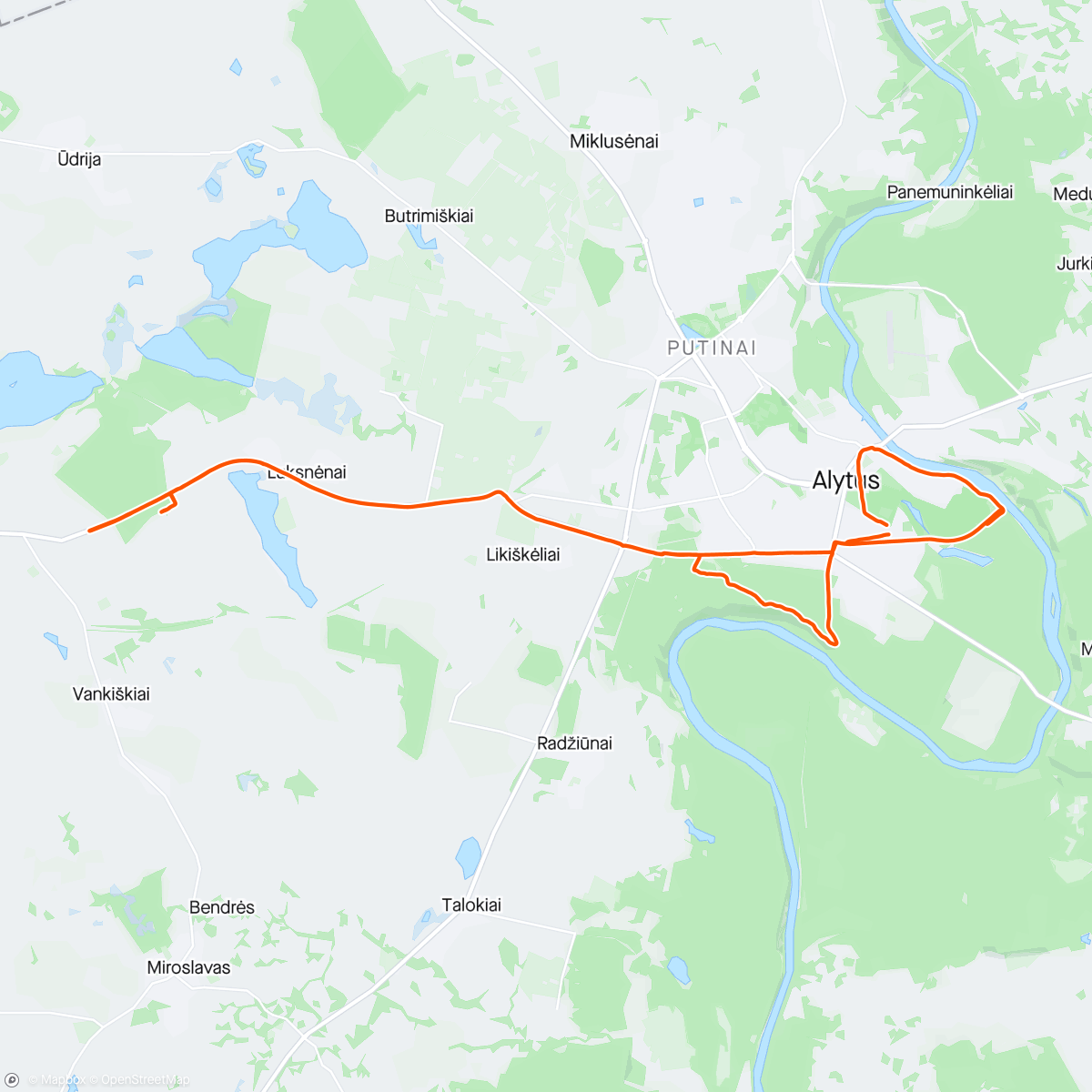 Map of the activity, Freeflow