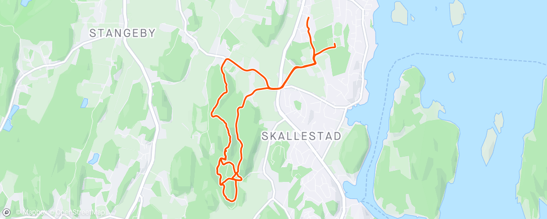 Map of the activity, Stikveld🚲🔦