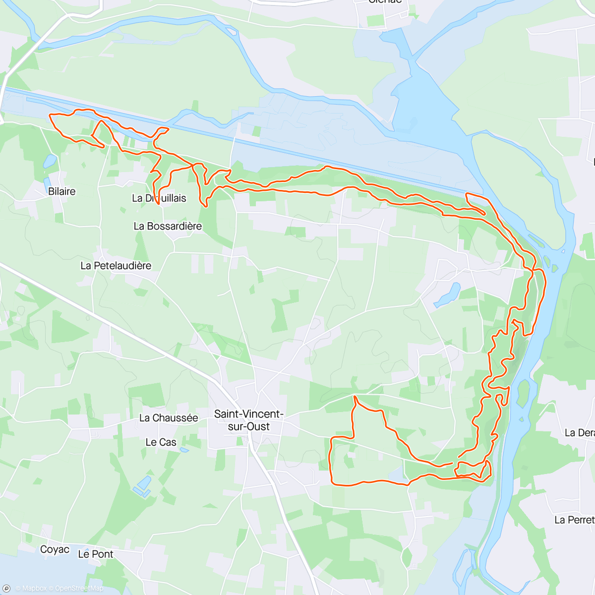 Map of the activity, 19 kms TikenTrail 1H49 - 36ième sur 408. Satisfait. Pas de bobologie. Une très belle édition 2024.