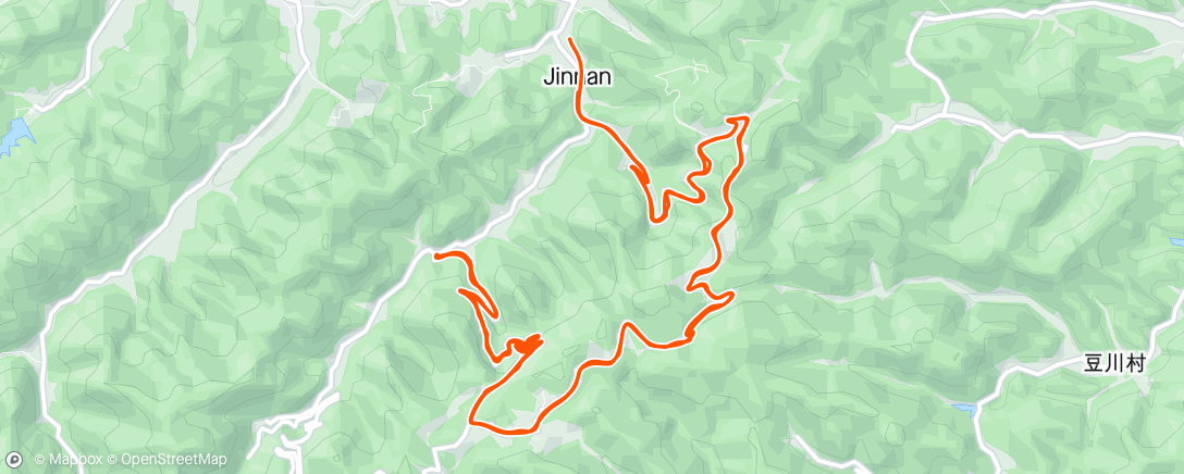 Map of the activity, 午后骑行