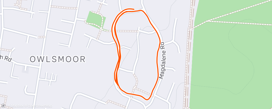 Map of the activity, Run in the rain with the boy