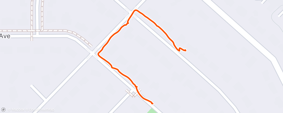 Map of the activity, Afternoon Walk