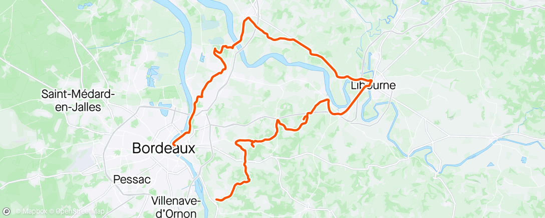Map of the activity, La sortie avant le pique-nique du dimanche