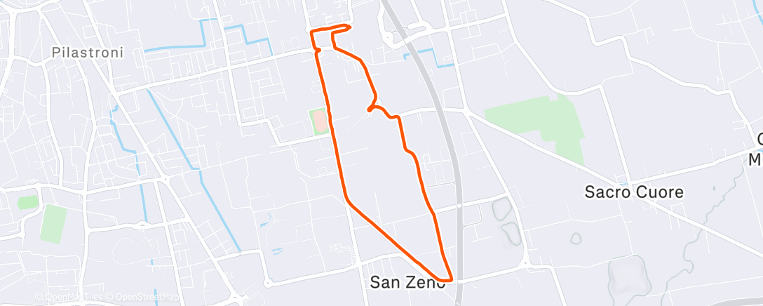 Карта физической активности (Morning Run)