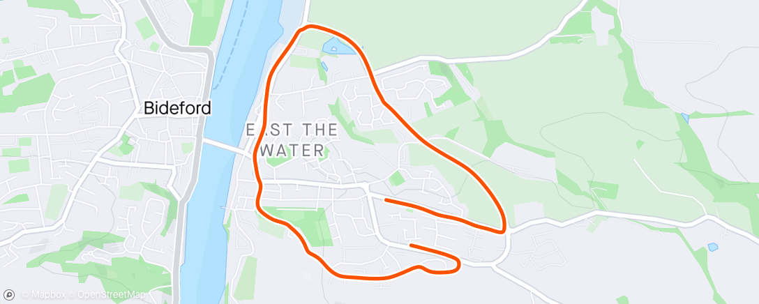 Map of the activity, 28/03/2024 Afternoon Run