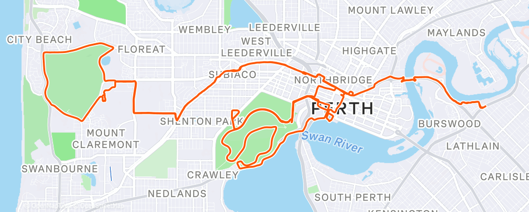Map of the activity, Mind Matters 1on1 coaching sessions Perth 🇦🇺RoadNats