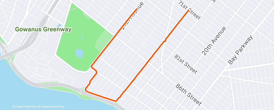 Map of the activity, 6k: recovery. Gifted myself a 6k instead of an 8k 🎁